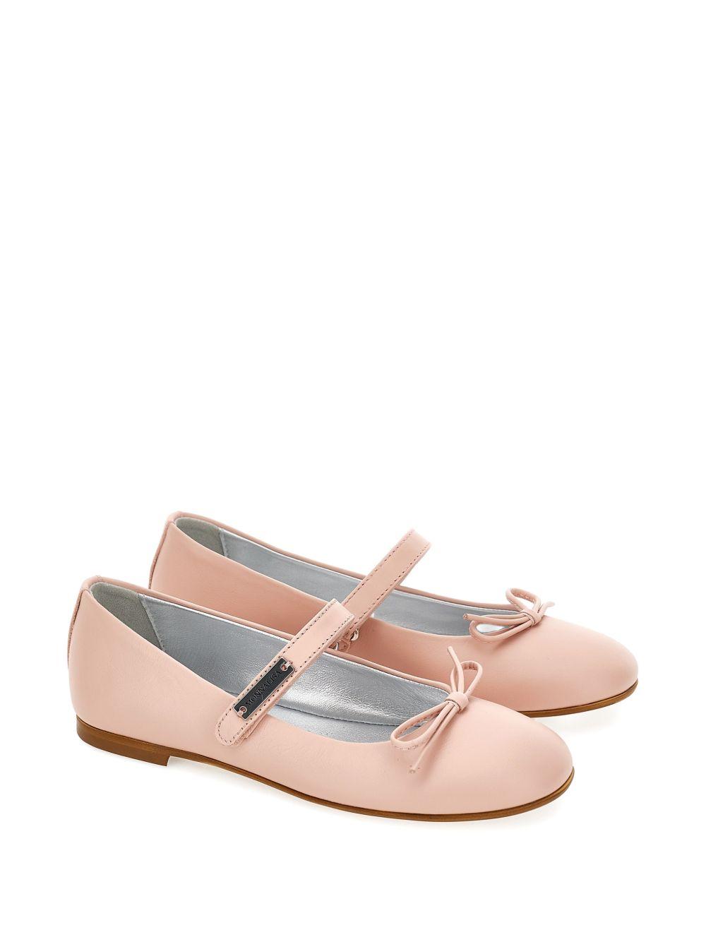 Ballerine per bambina Monnalisa Kids rosa cipria con dettaglio fiocco 8CH015 8786 0091 MONNALISA KIDS 