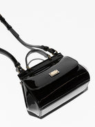 Borsa per bambina Dolce & Gabbana Kids nera con placca con logo EB0003 A1067 80999 DOLCE & GABBANA KIDS 