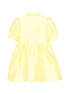 Abito per bambina Elie Saab Junior giallo con maniche a palloncino EFAB119TS0807 YEL ElIE SAAB KIDS 