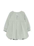 Abito per neonata Emporio Armani Kids verde salvia con stampa con logo EG000902 AF16133 U9019 EMPORIO ARMANI KIDS 