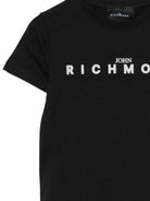 Set 2 pezzi per bambino John Richmond Junior neri con dettaglio logo RBP26018CJ BLACK JOHN RICHMOND KIDS 