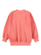 Felpa per bambino Molo rosso con dettaglio ricamato 6S26J217 5625 MOLO 