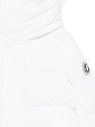 Giacca imbottita per bambina Save The Duck Kids bianco con collo a imbuto P32517G LEAF21 00000 SAVE THE DUCK KIDS 