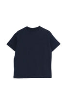 T-shirt per bambino Etro Kids blu con logo applicato GY8P81 Z3672 617 ETRO KIDS 