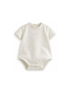 Body per neonata Elisabetta Franchi La Mia Bambina bianco con chiusura con bottoni a pressione ENBD0070JF054 0004 ElISABETTA FRANCHI KIDS 