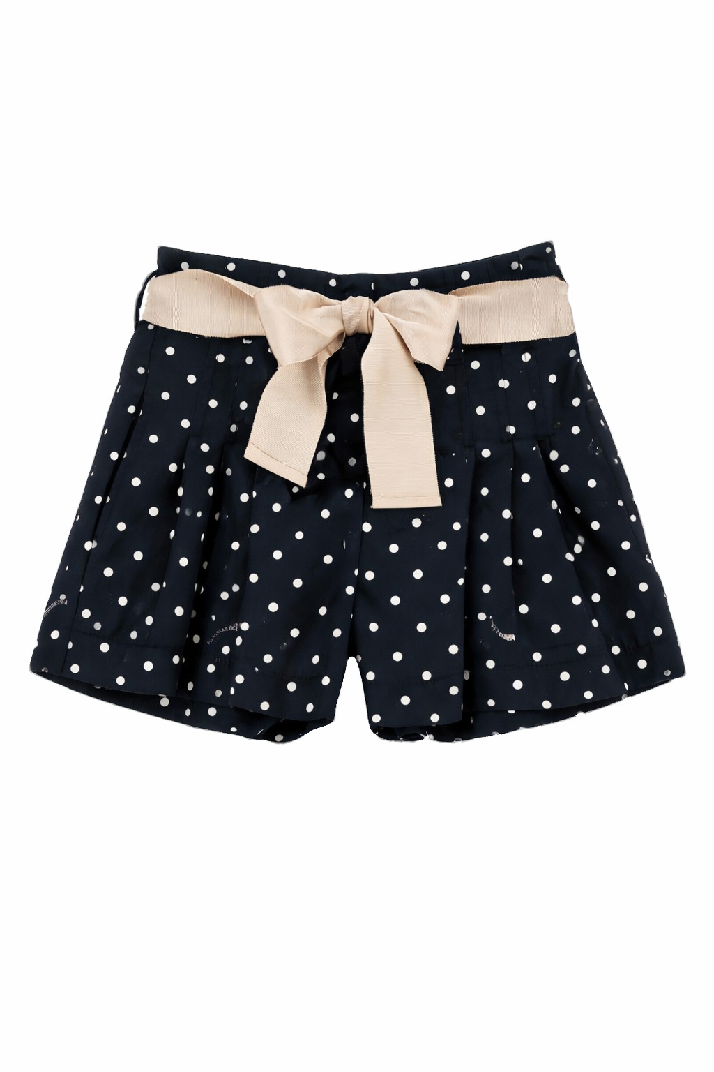 Shorts per bambina Monnalisa blu con motivo a pois 11G413 7600 5099 MONNALISA KIDS 