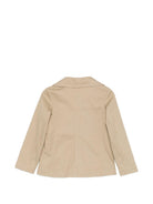 Giacca per bambino Roberto Cavalli Kids beige con toppa con monogramma CBP26095GC MARRONE D. ROBERTO CAVALLI KIDS 