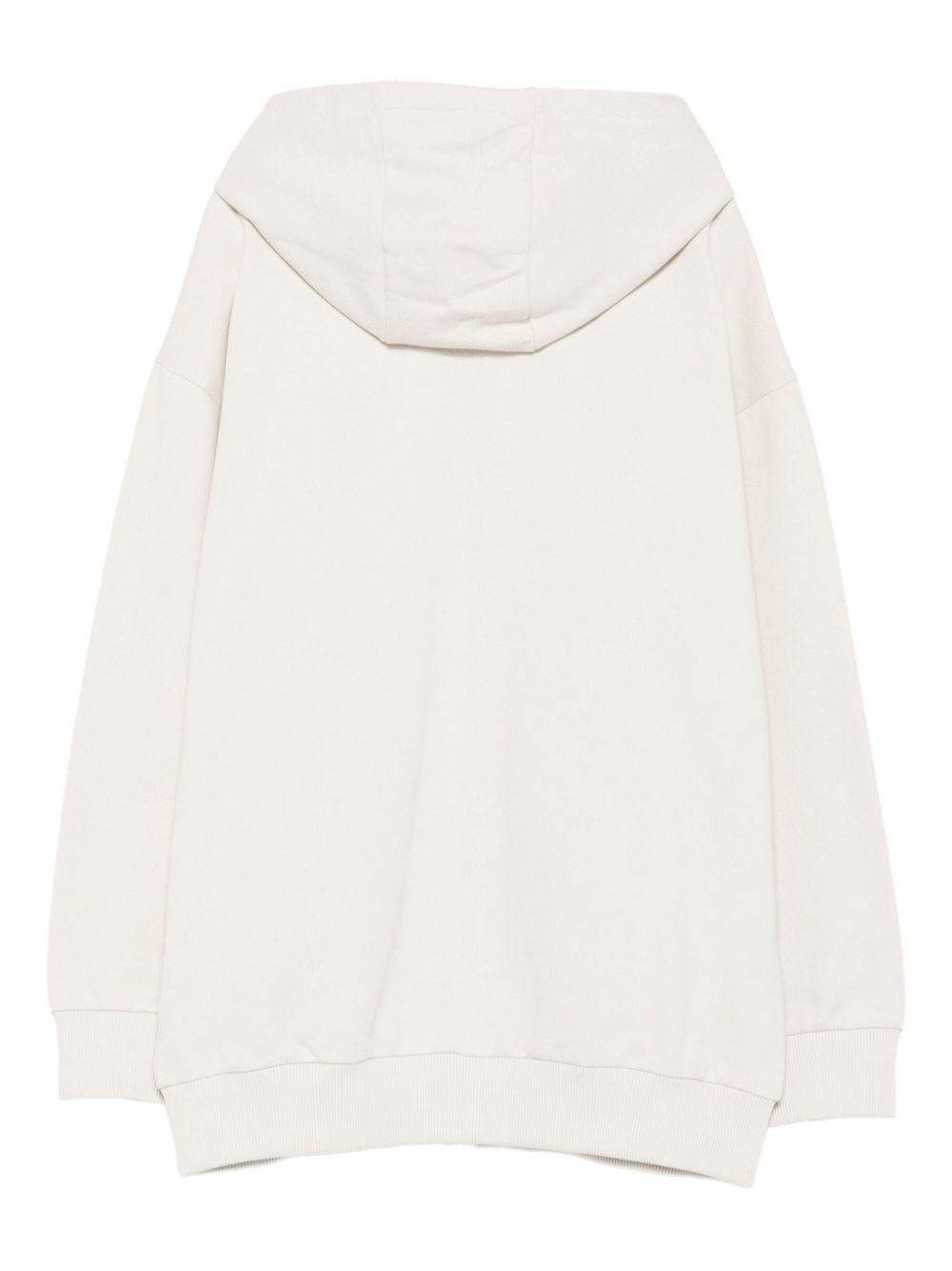 Felpa per bambino Balmain Kids beige con chiusura con zip BX4P50 Z3183 107NE BALMAIN KIDS 