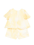 Set due pezzi Givenchy Kids giallo con logo ricamato H31259 524 GIVENCHY KIDS 