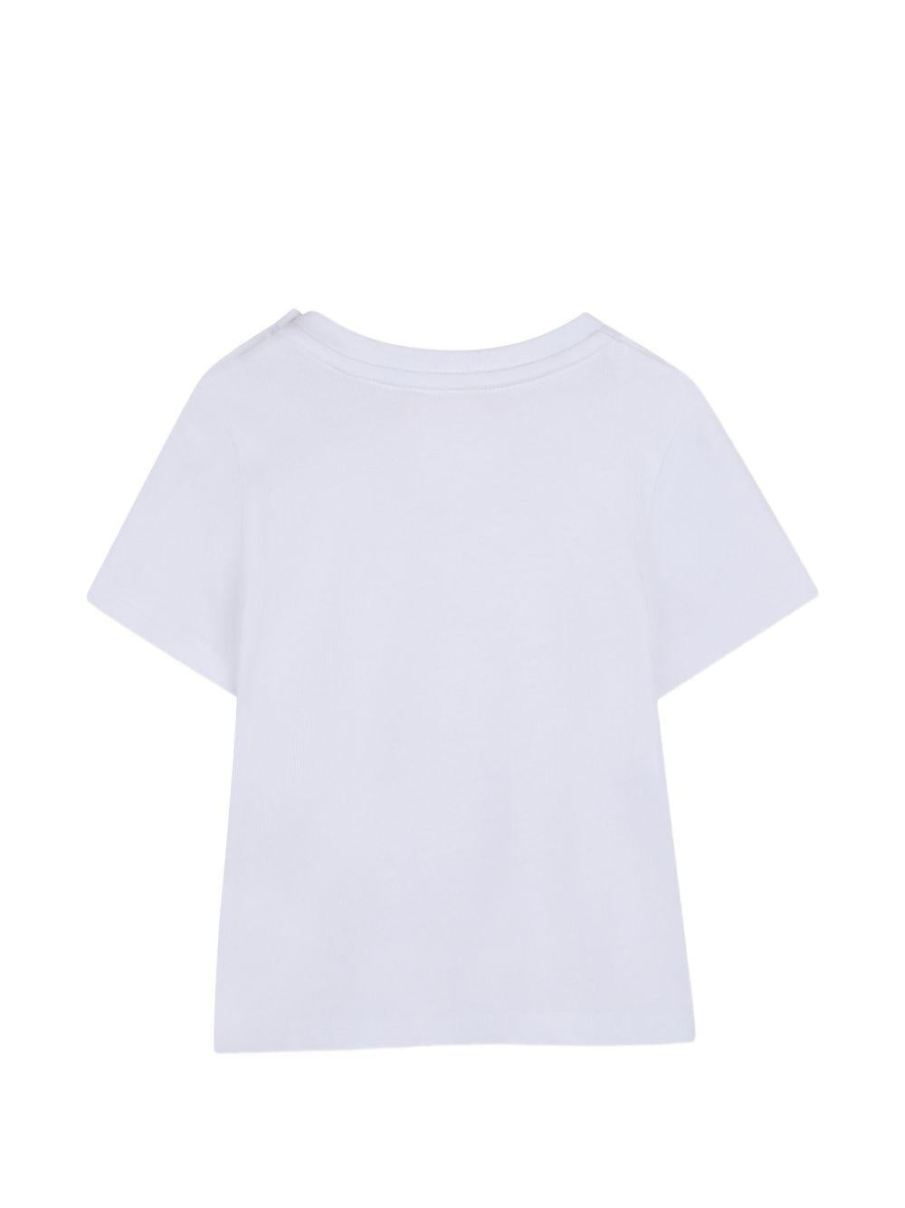T-shirt per neonati Givenchy Kids bianca con dettaglio logo H31286 10P GIVENCHY KIDS 