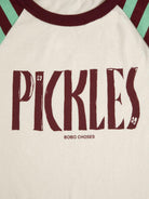 T-shirt per bambino Bobo Choses multicolore con stampa Pickles sul davanti B126AC021 199 BOBO CHOSES KIDS 