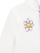 Giacca per bambina Stella McCartney Kids bianco con ricamo TX2A07 Z0506 101 STELLA McCARTNEY KIDS 