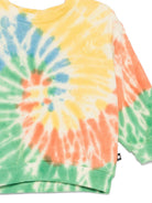 Felpa Dear per neonato Molo multicolore con fantasia tie-dye 6S26J208 5679 MOLO KIDS 