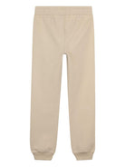 Pantaloni sportivi per bambina Chloé Kids beige con coulisse e logo C20826 72J CHLOE' KIDS 