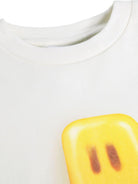 T-shirt Riley per bambino Molo bianco con stampa gelato 1S26A213 9804 MOLO KIDS 