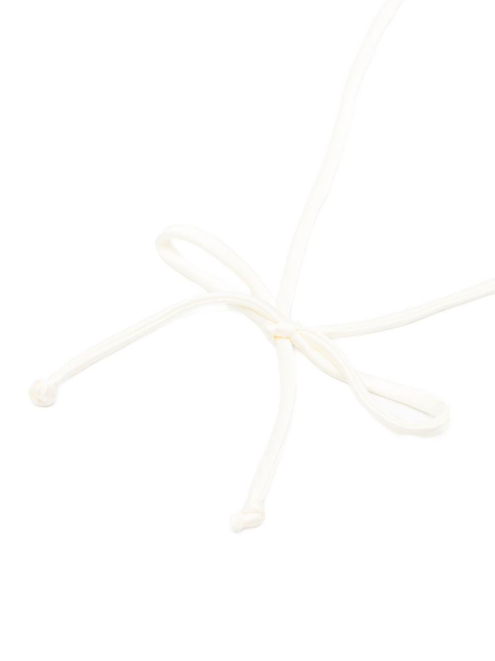 Collana choker per bambina Alberta Ferretti Kids bianca con dettaglio fiore R9G001 7140 0035 ALBERTA FERRETTI KIDS 
