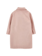 Cappotto per bambina Monnalisa Kids rosa con applicazione fiore 79H101 8036 094F MONNALISA KIDS 
