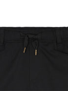 Pantaloni per bambino Lanvin Enfant neri con applicazione posteriore con logo N30303 09B LANVIN 