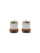 Sneakers per neonato Burberry kids bianco alte a quadri con chiusura frontale a strappo 8099969 B9368 BURBERRY KIDS 