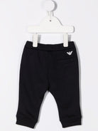 Pantaloni per neonato Emporio Armani Kids blu con tasche laterali a soffietto 8NHPS9 1JRIZ 0920 EMPORIO ARMANI KIDS 