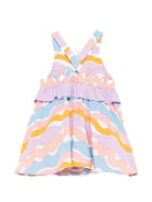 Abito per neonata Stella McCartney Kids multicolore con applicazione pesciolino TY1092 Z3442 999MC STELLA McCARTNEY KIDS 