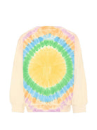 Felpa per bambini Molo Kids gialla con stampa tie-dye 2S26J205 9852 MOLO KIDS 