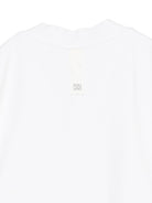 Felpa per bambina Douuod Kids bianca con scollo a V DY4A12 J0371 100 DOUUOD 