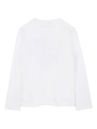 T-shirt per bambino DKNY Kids bianca con logo D62457 10P DKNY 