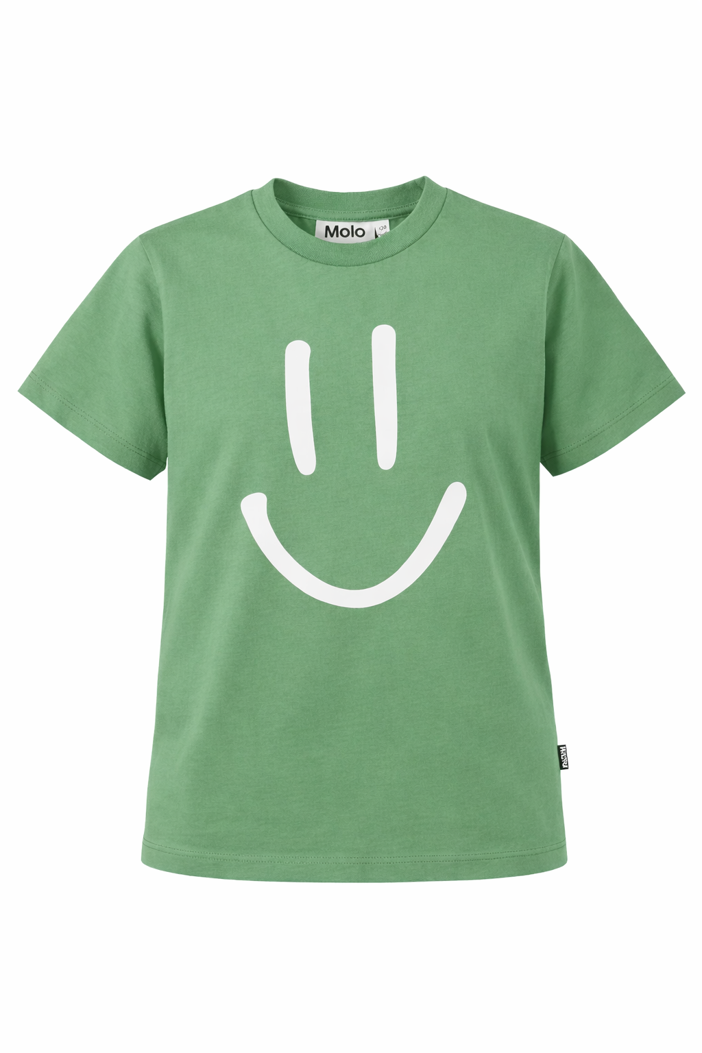 T-shirt Roxo per bambini Molo verde con stampa smile 6S26A201 5628 MOLO KIDS 