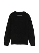 Maglione per bambino John Richmond Junior beige con finiture a coste RBA26092MA KHAKI JOHN RICHMOND KIDS 