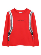 T-shirt per bambino The Marc Jacobs Kids rosso con stampa grafica sul retro W60639 97E THE MARC JACOBS KIDS 