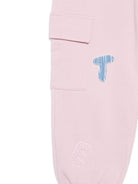 Pantaloni sportivi per bambina Stella McCartney Kids rosa con tasche cargo TX6B30 Z3059 568 STELLA McCARTNEY KIDS 