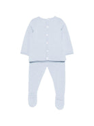 Set maglioncino e pantaloni per neonato Paz Rodriguez azzurro lavorato a maglia 103-123187 801 PaZ RODRIGUEZ KIDS 