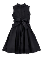 Abito per bambina Monnalisa nero con colletto polo 17G901 7116 0050 MONNALISA 