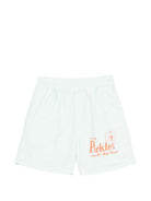 Shorts per bambino Bobo Choses azzurri con stampa "Mr. Pickles the Dog" sul davanti B126AC069 451 BOBO CHOSES KIDS 