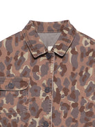 Giacca per bambino Douuod Kids marrone coon stampa camouflage DX2Q27 Z3401 334MC DOUUOD 