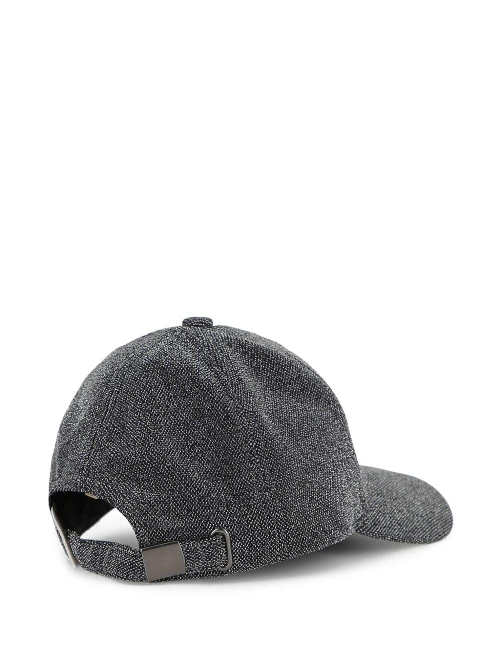 Berretto da baseball per bambino Karl Lagerfeld Kids grigio ricamato Z31198 016 KARL LAGERFELD KIDS 