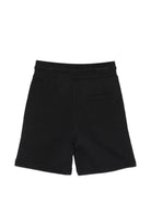 Shorts per bambino Molo neri con stampa smiley 6S26H201 0099 MOLO KIDS 