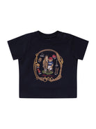 T-shirt per neonato Polo Ralph Lauren Kids nera con stampa Polo Bear 320A96608 001 Ralph Lauren kids 