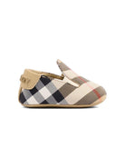 Scarpe primi passi per neonati Burberry Kids beige con motivo Vintage Check 8123757 B9368 BURBERRY KIDS 