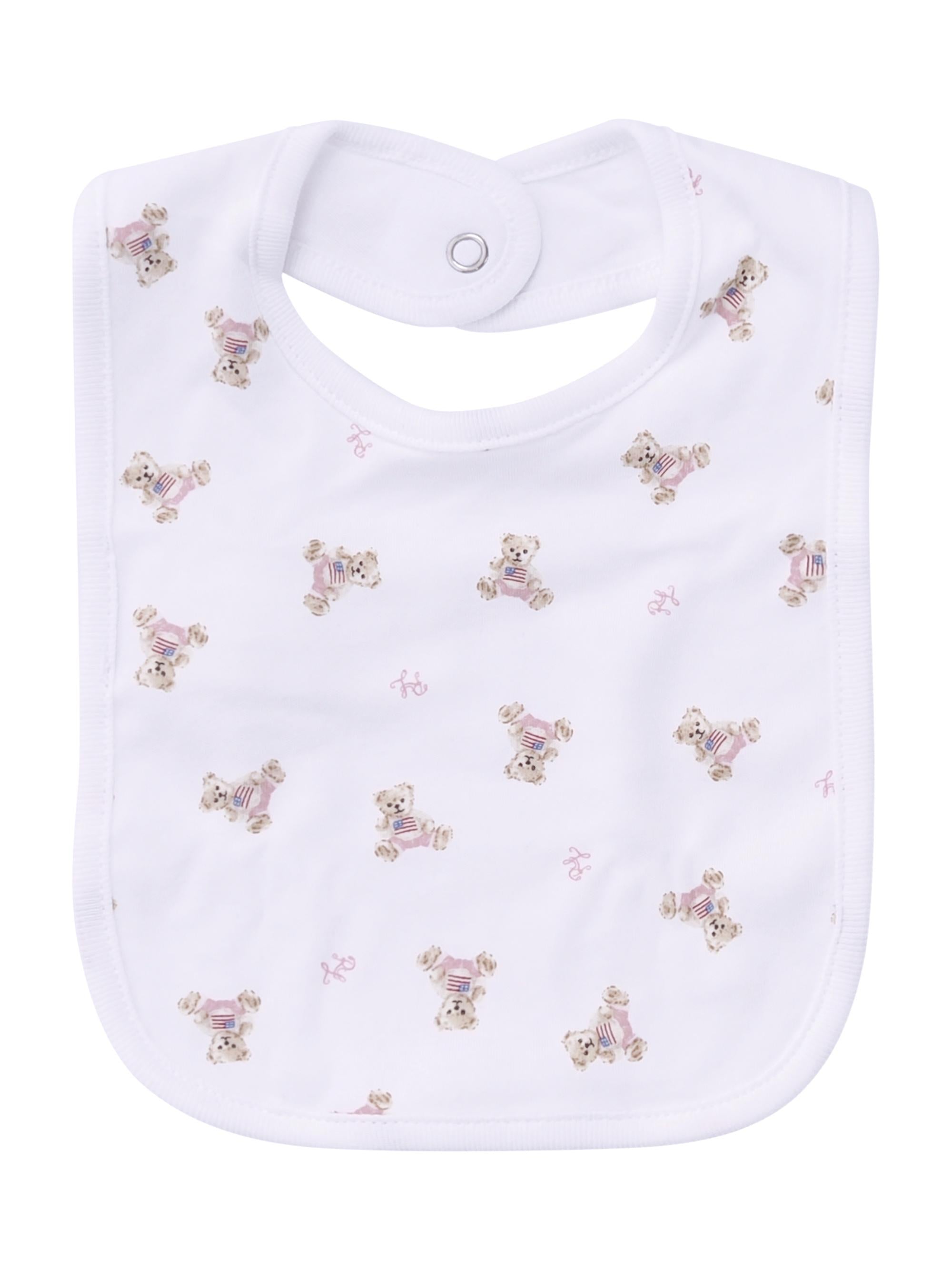 Set tutina cappellino e bavaglino per neonato Polo Ralph Lauren Kids bianco con motivo Polo Bear 310981226 001 Ralph Lauren kids 