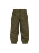 Pantaloni per bambino Givenchy Kids verde con logo ricamato sul retro H31402 653 GIVENCHY KIDS 