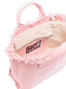 Borsa Mini Vanity MC2 Saint Barth rosa con dettaglio frange VAMI001 00135L MC2 ST. BARTH KIDS 