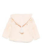 Cardigan per neonata Louise Misha rosa con ricamo floreale FRC-W25-C0074 BLUSH LOUISE MISHA 
