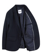 Abito da bambino Boss Kids blu navy con revers classici J52684 862 BOSS KIDS 
