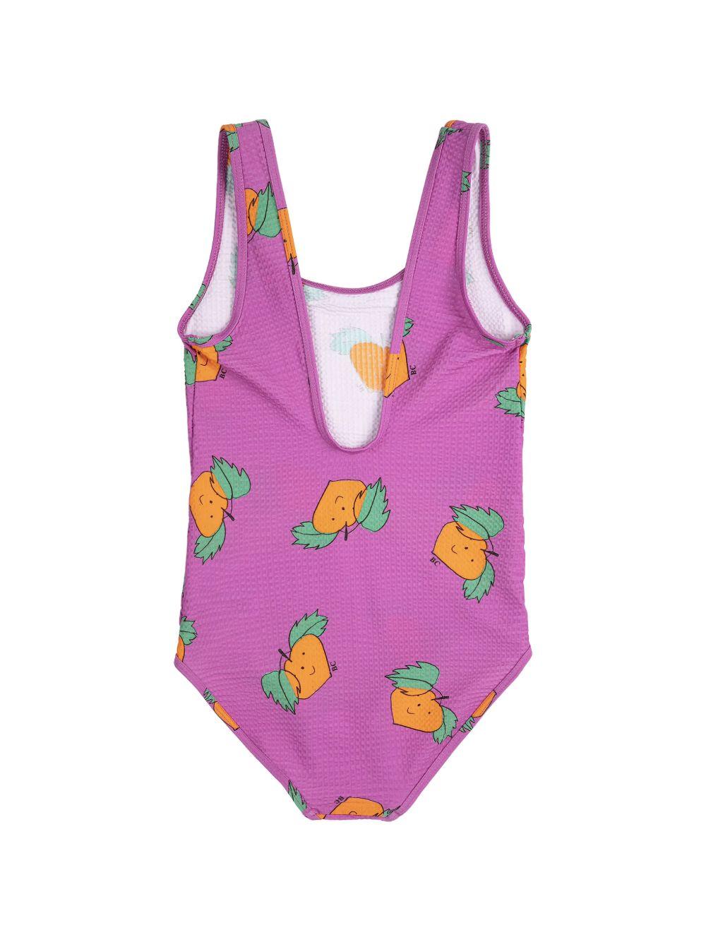 Costume intero per bambina Bobo Choses viola con stampa grafica all-over B126AC125 511 BOBO CHOSES KIDS 
