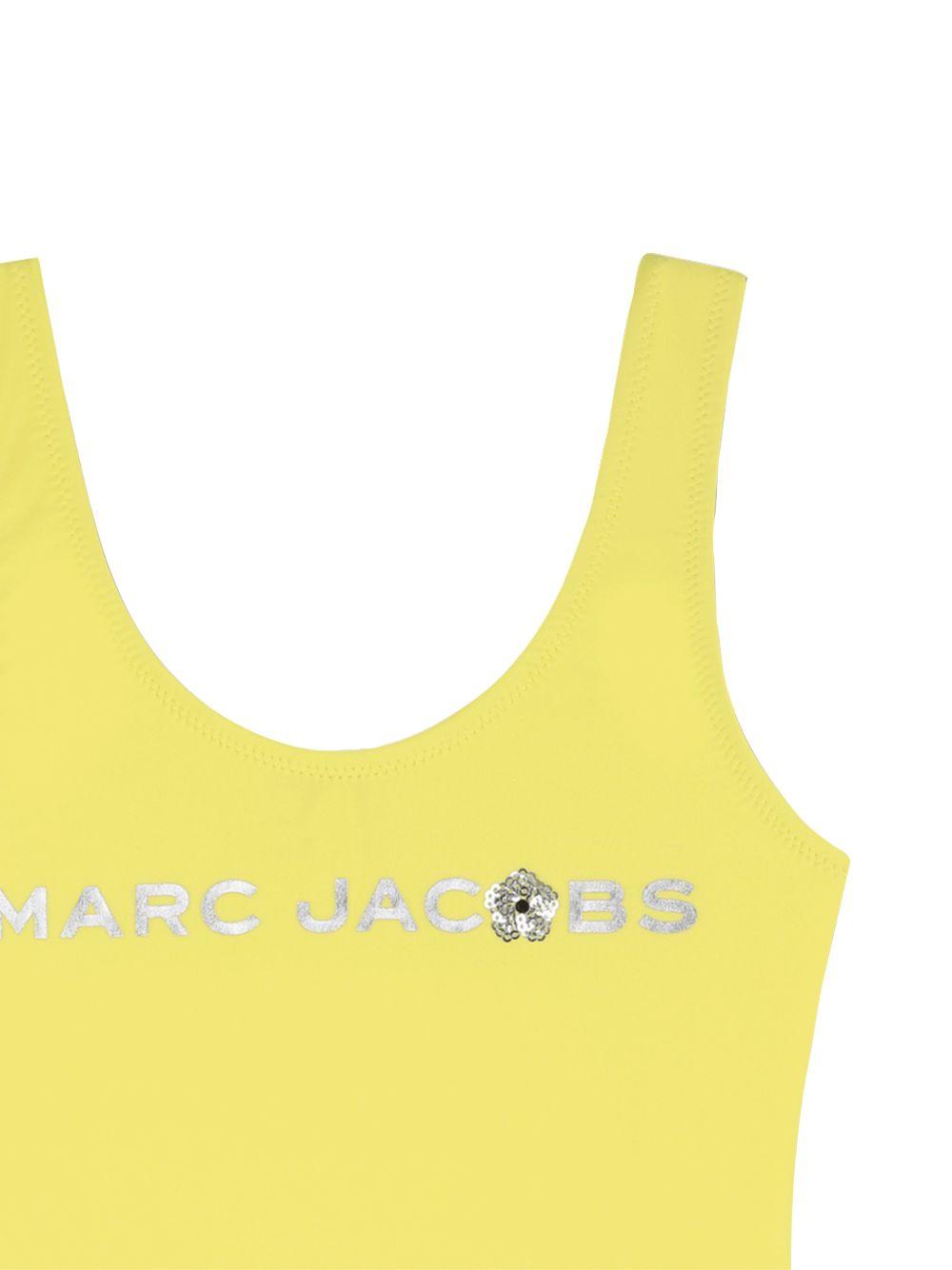 Costume per bambina The Marc Jacobs Kids gialla con dettaglio cut-out W60757 538 THE MARC JACOBS KIDS 
