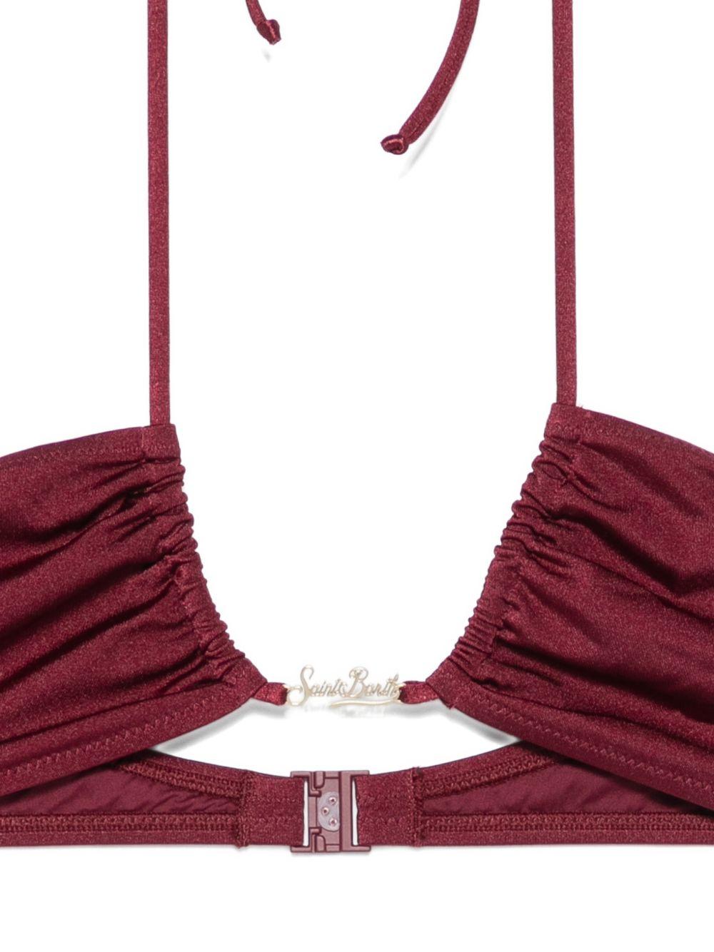 Bikini per donna MC2 Saint Barth bordeaux con chiusura con laccetti VIR0012 08627L MC2 ST. BARTH 
