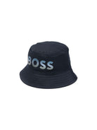Cappello per neonato Boss Kids blu scuro bucket J53145 849 BOSS KIDS 