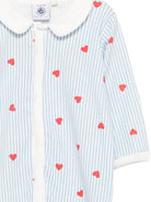 Tutina per neonati Petit Bateau Kids azzurra con design a righe A0G9U 01 PETIT BATEAU KIDS 